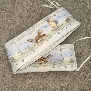 Vintage Winnie the Pooh Quilt Crib Bumper